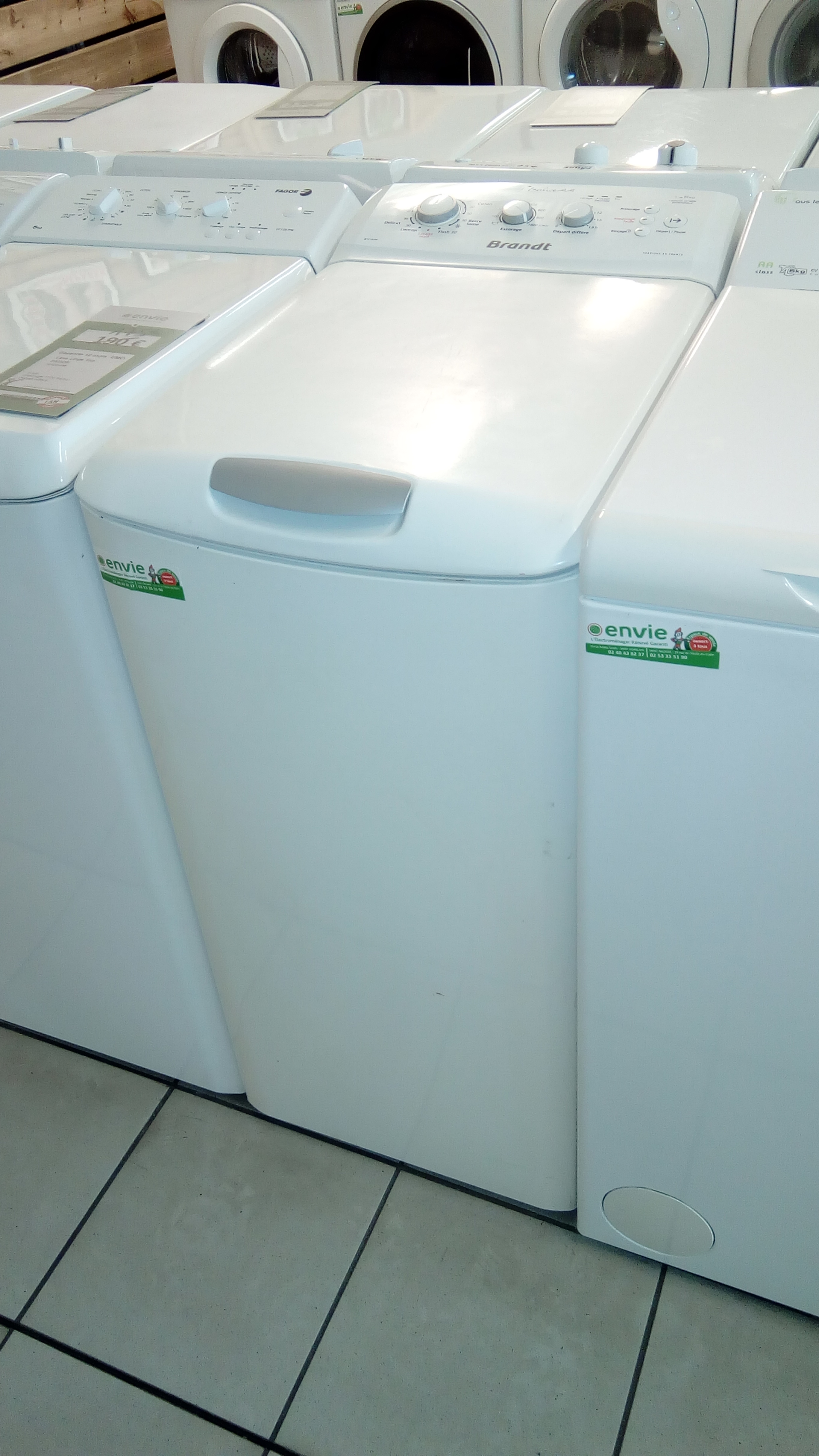 Lave linge top promotion
