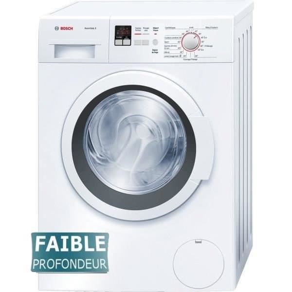 Lave linge séchant petite profondeur