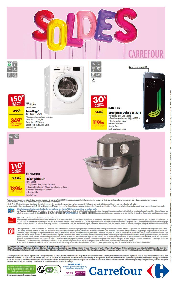 Lave linge carrefour vitrolles