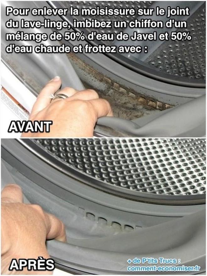 Comment nettoyer un joint de lave linge