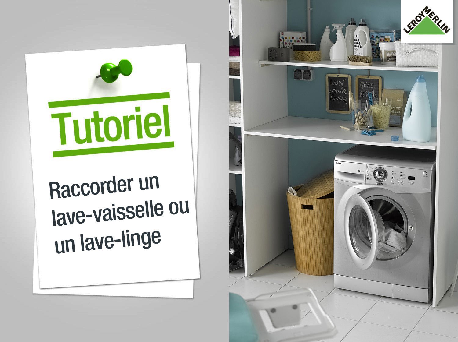 Mettre un lave linge sous un plan de travail