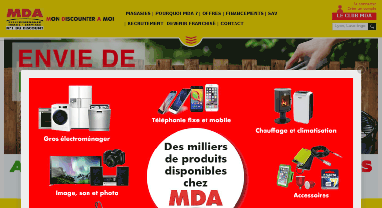 Lave linge top chez mda