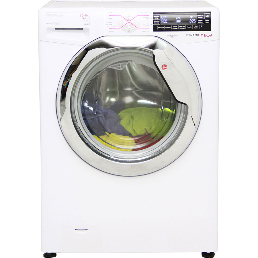 Lave linge séchant frontal hoover - wdmt 4138 ah 1