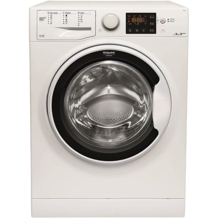 Hotpoint pwaq92f 29 fr - lave linge frontal - 9 kg - 1200 tours - a++ - moteur induction
