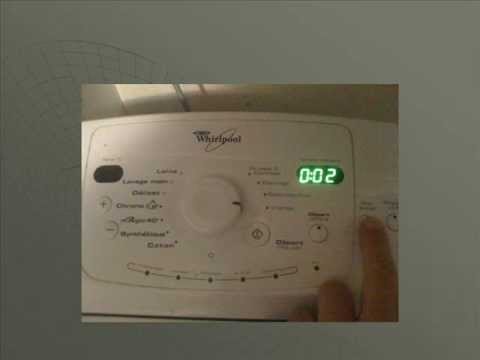 Lave linge whirlpool awe 9726