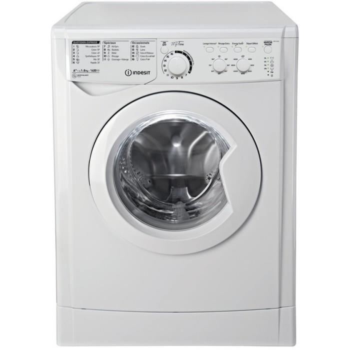 Indesit iwc 91082 eco - lave linge frontal - 9 kg - 1000 tours - a++