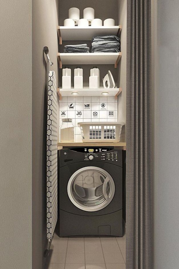 Vasque au dessus lave linge