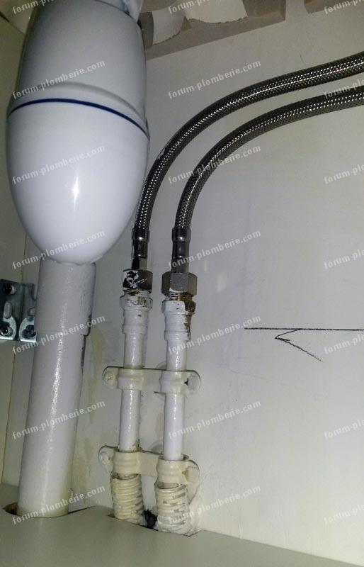 Raccorder lave linge sur evier