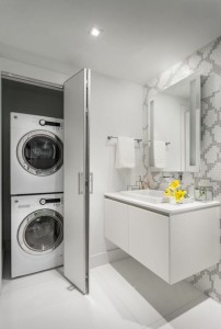 Habillage lave linge