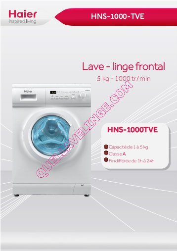 Lave linge hublot siemens wm14q49xff