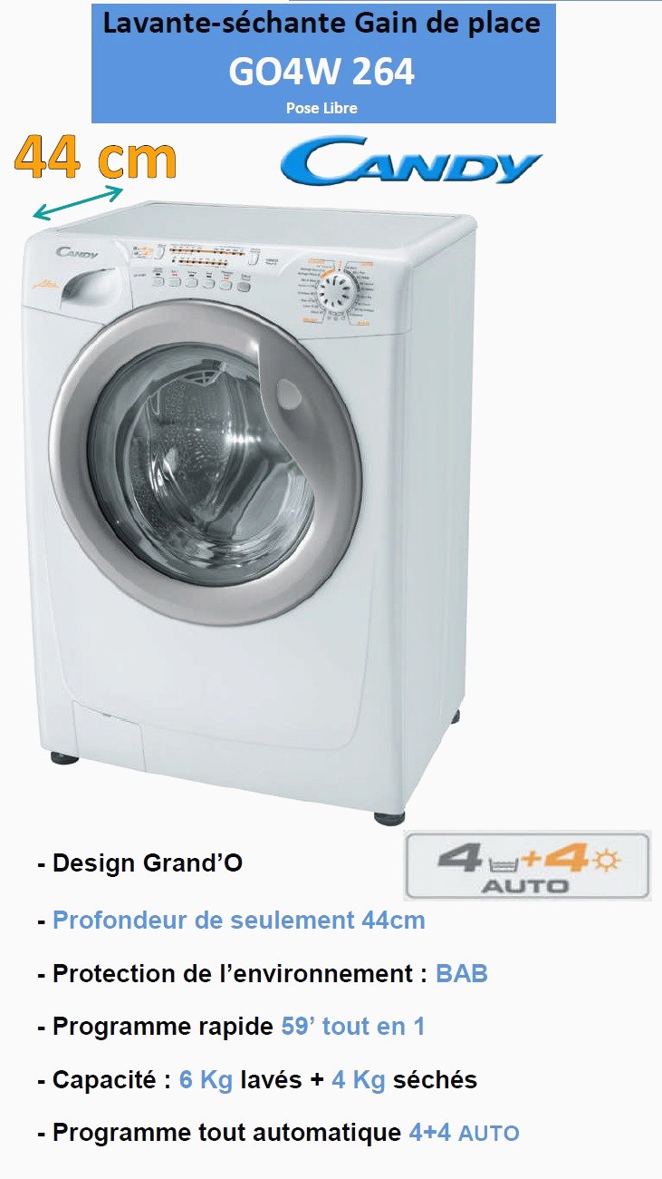 Lave-linge candy 4 kg