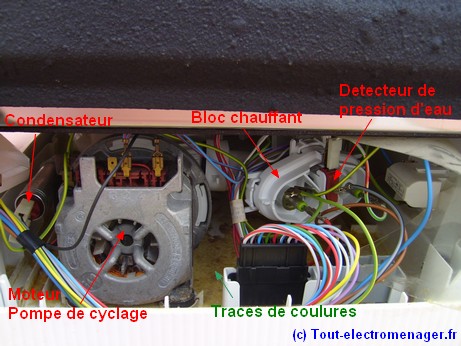 Demontage lave linge bosch