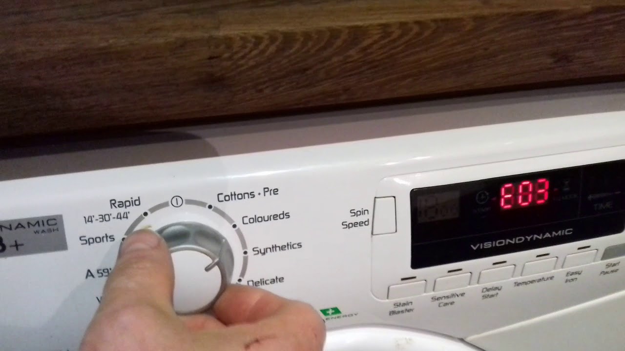 Erreur e07 lave linge hoover
