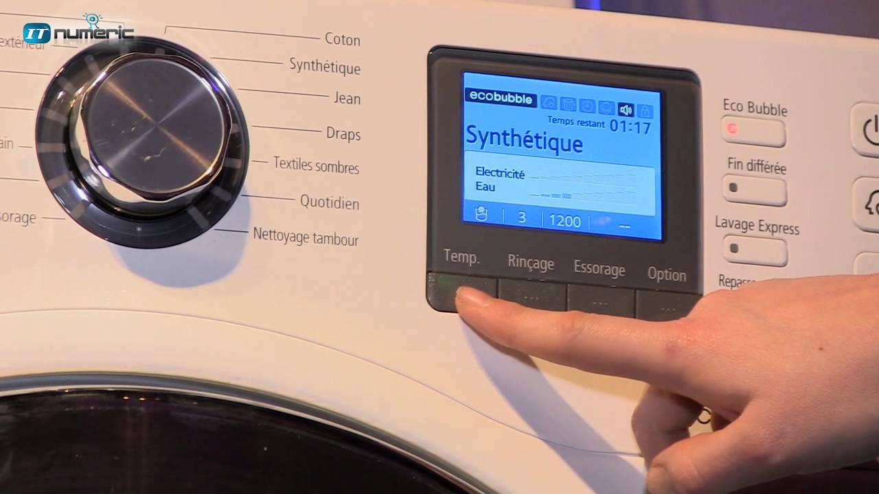 Lave linge samsung wf80f5eow4w