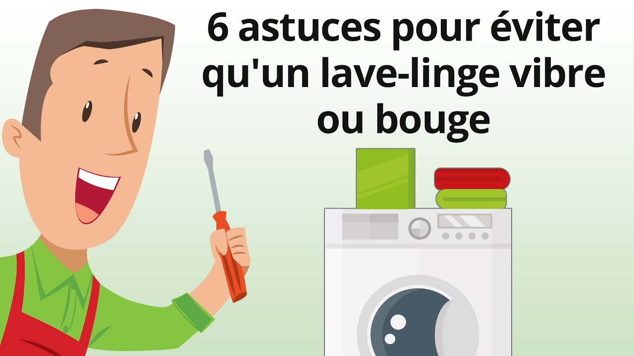 Lave linge qui bouge à l'essorage