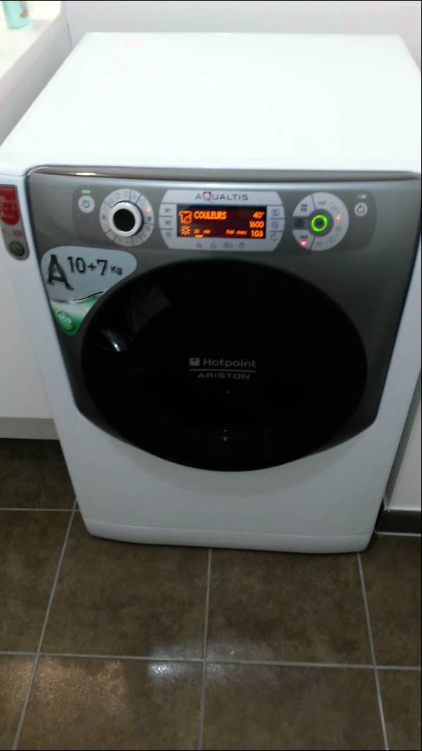 Lave-linge séchant hotpoint aqd 1070 d69 frf