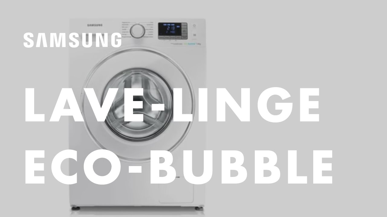 Lave linge samsung crystal care
