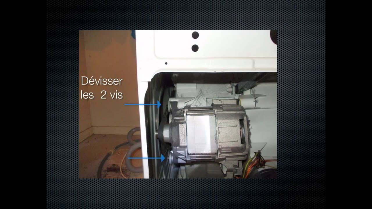 Changer les charbons lave linge