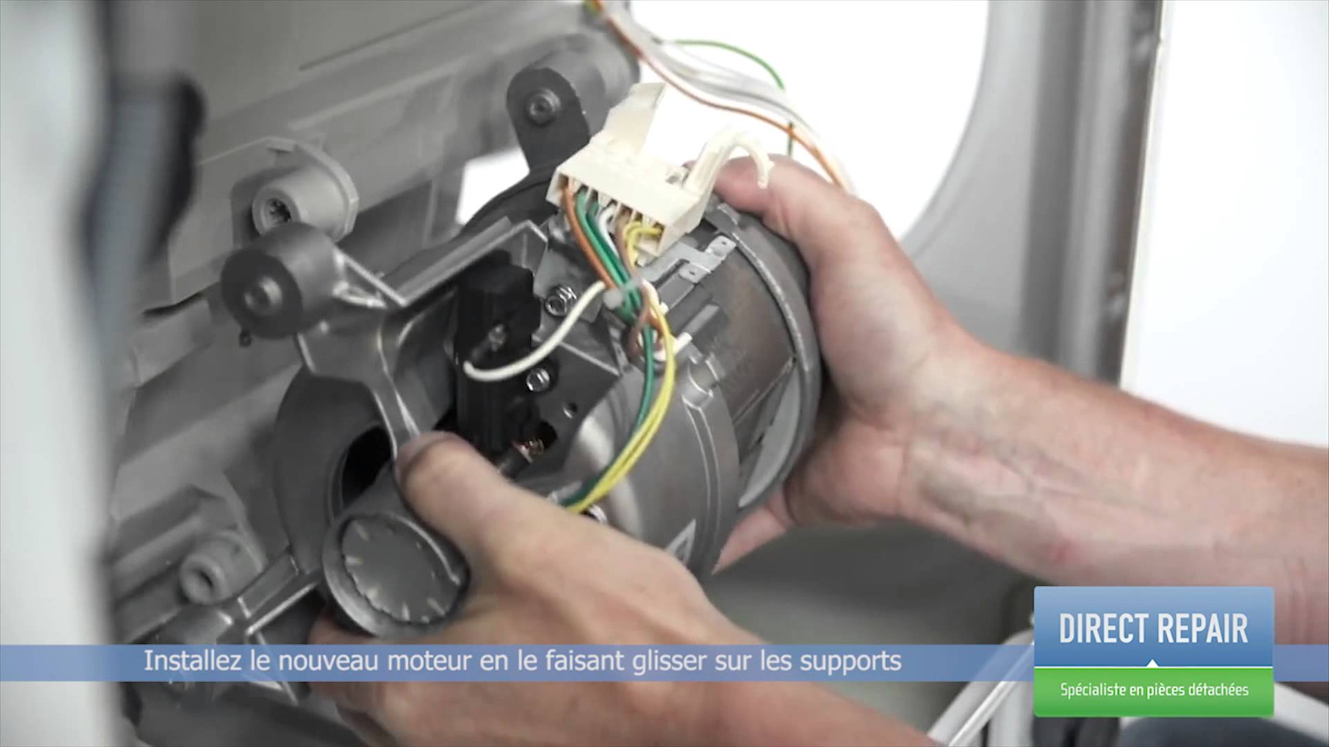 Remplacer charbon moteur lave linge