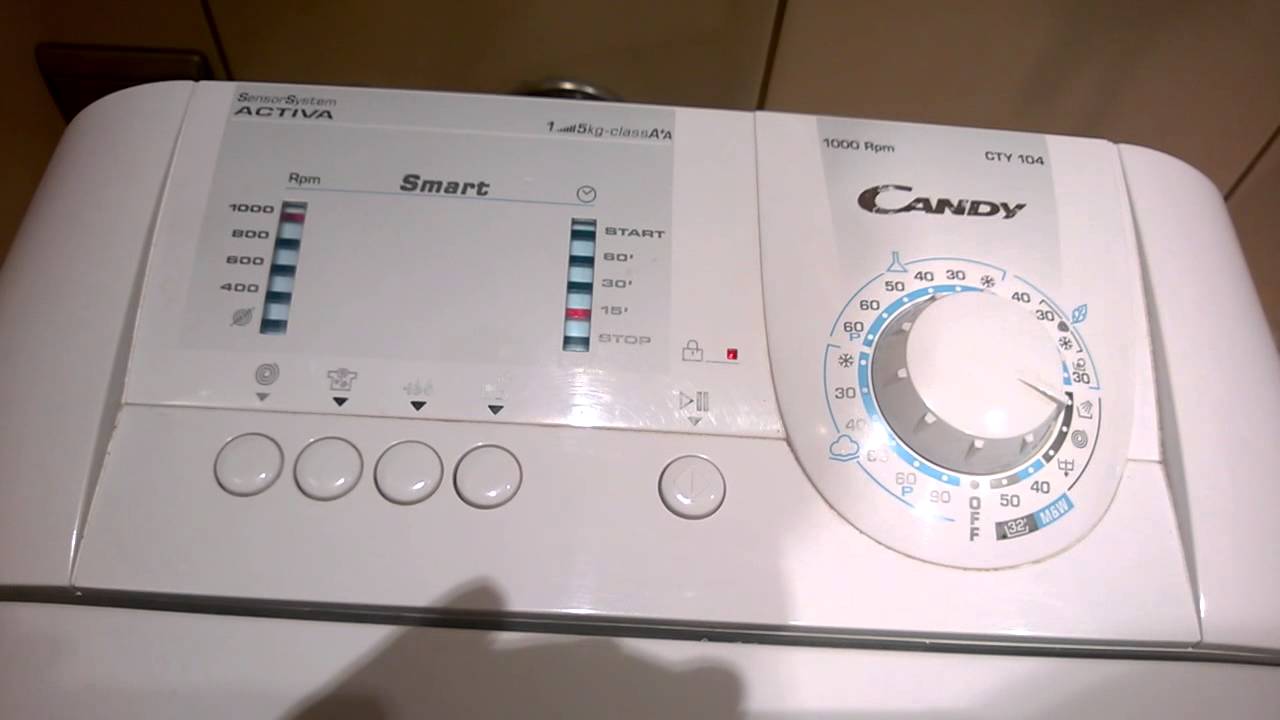 Lave linge candy ctg 116