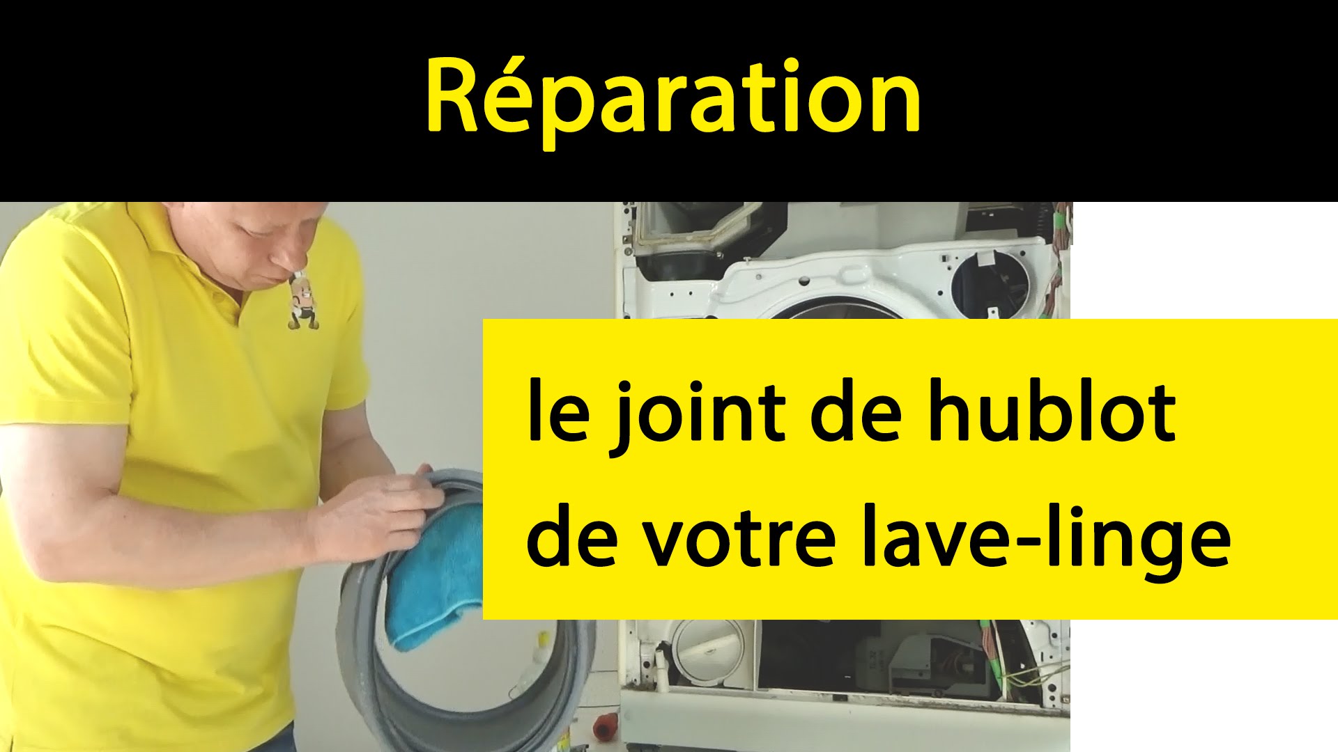 Comment démonter le joint du hublot d'un lave-linge