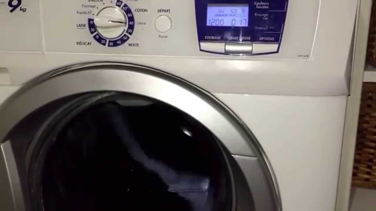 Lave linge bruit anormal essorage