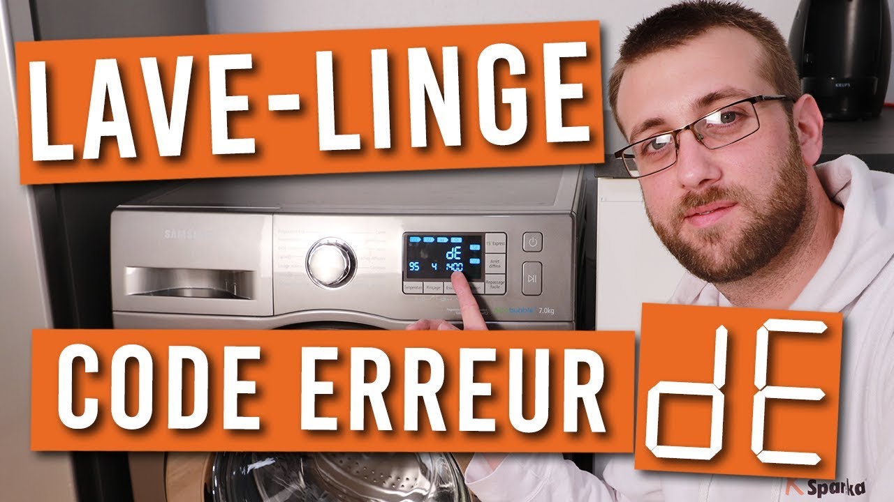 Erreur se sur lave linge samsung