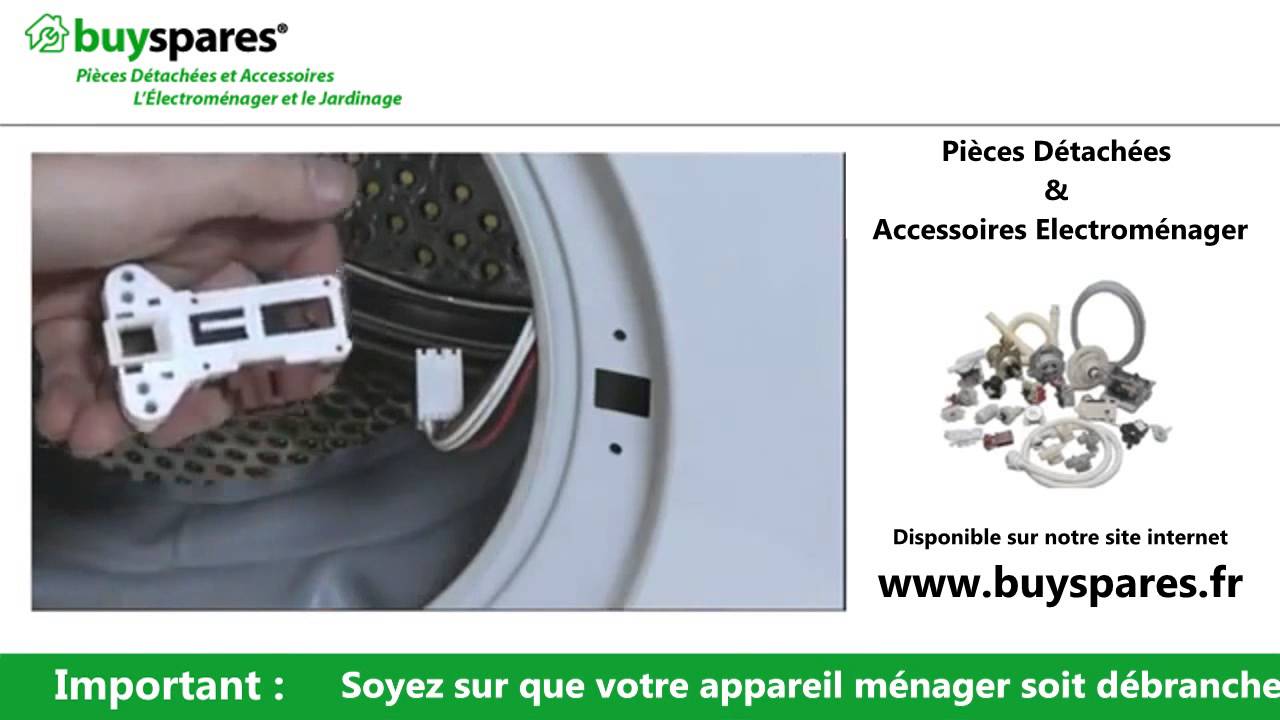 Changer joint hublot lave linge vedette