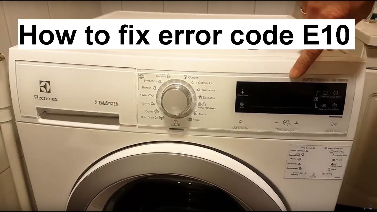 Electrolux Steam System 7kg Wash And Dry Notice