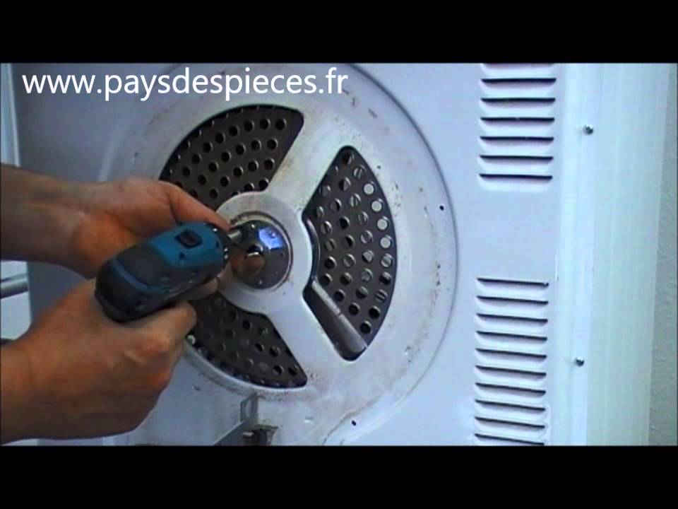 Lave linge tambour desaxé
