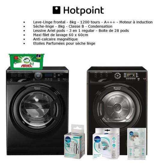 Pwaq92f29 fr-lave-linge 9 kg 1200 trs a++ moteur induction