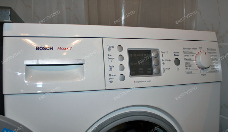 Panne moteur lave linge bosch