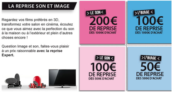 Offre reprise lave linge
