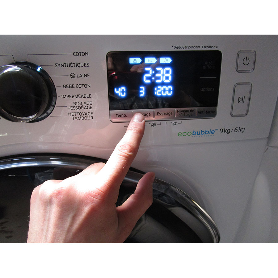 Samsung wd80j5430aw - lave linge séchant - lav. 8