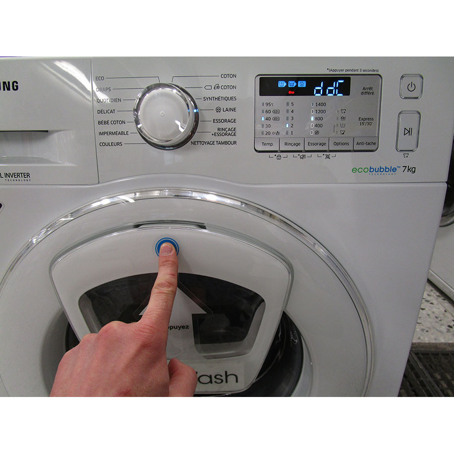 Lave-linge connecté addwash, 8kg - ww80k6414qw